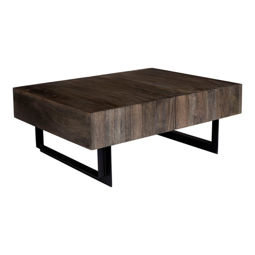 Tiburon - Storage Coffee Table - Dark Gray Brown - JaxCo Furniture