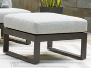 Beachloft - Black / Gray - Ottoman With Cushion - JaxCo Furniture