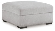 Gabyleigh - Nickel - Ottoman With Storage - JaxCo Furniture
