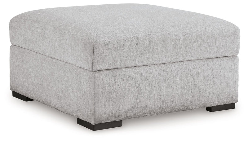 Gabyleigh - Nickel - Ottoman With Storage - JaxCo Furniture