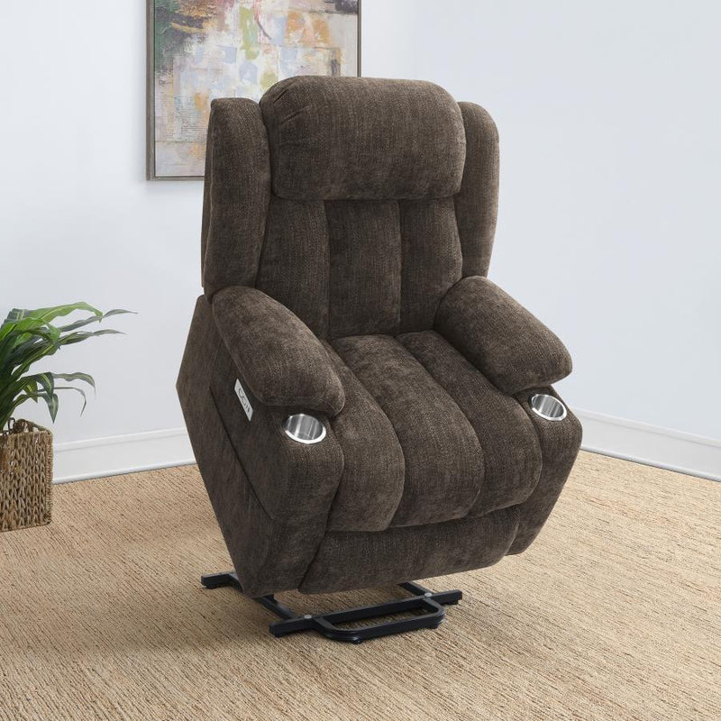 Houston - Upholstered Power Lift Recliner Chair - JaxCo Furniture