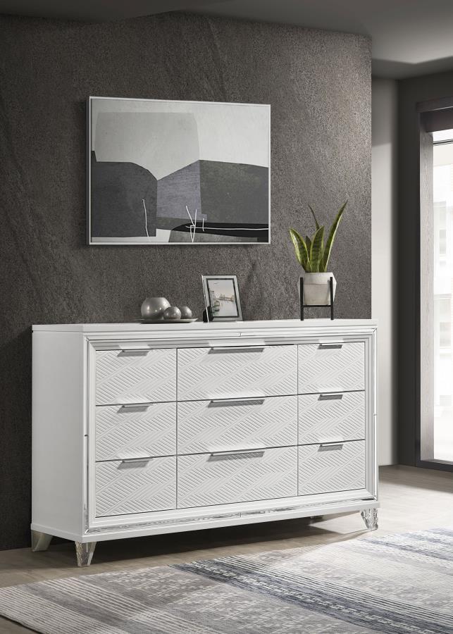 Marmore - 9-Drawer Dresser - JaxCo Furniture