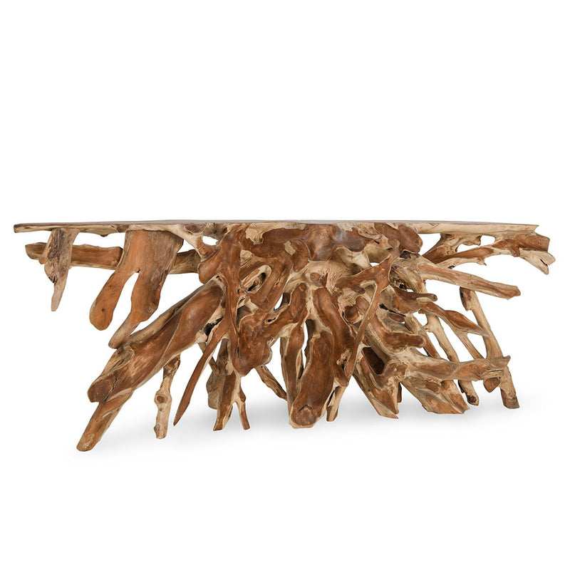 Shia - Console Table - Natural - JaxCo Furniture