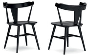 Gretlynn - Black - Dining Room Side Chair (Set of 2) - JaxCo Furniture