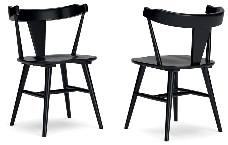 Gretlynn - Black - Dining Room Side Chair (Set of 2) - JaxCo Furniture