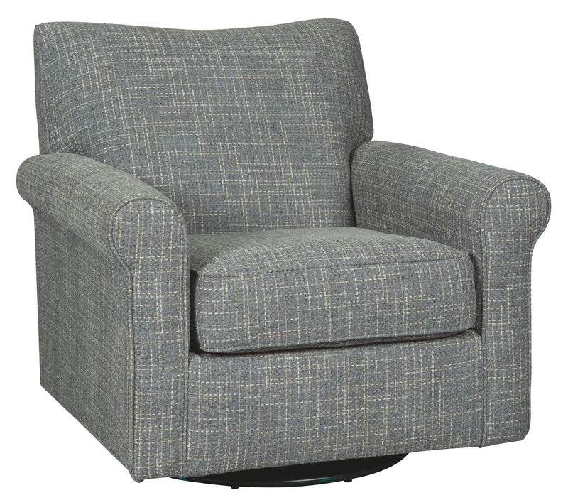 Renley - Ash - Swivel Glider Accent Chair - JaxCo Furniture