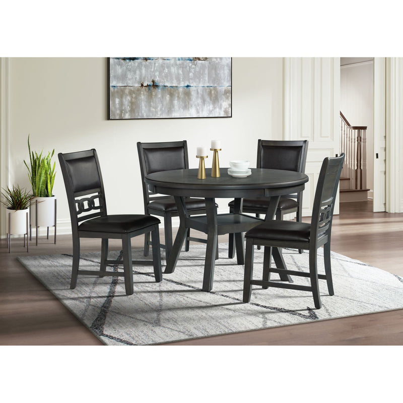 Amherst - Dining Table With Wood Leg - Gray Finish