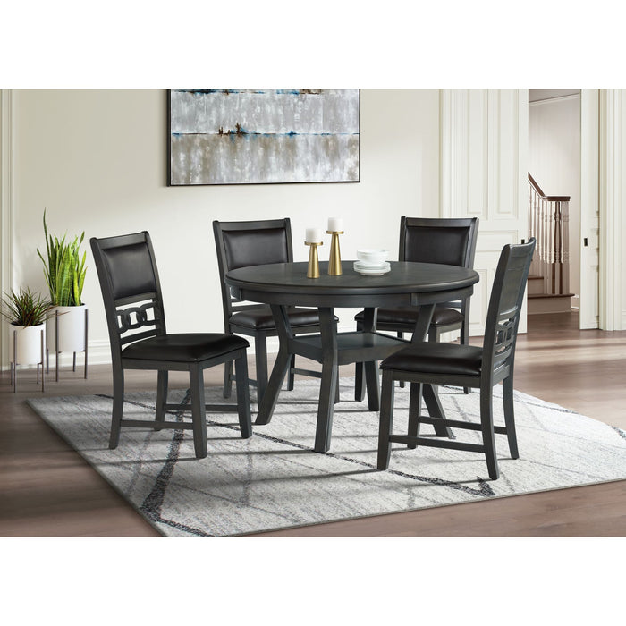 Amherst - Dining Table With Wood Leg - Grey Finish - JaxCo Furniture