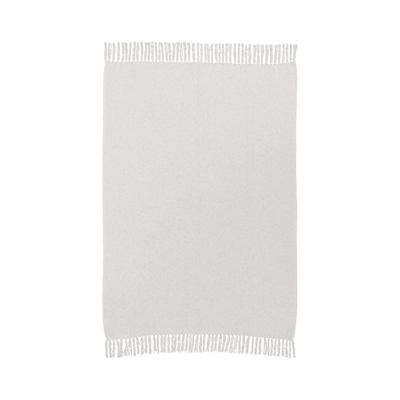 Throws - 50" x 70" TC Aria Boucle Throw - Ivory - JaxCo Furniture