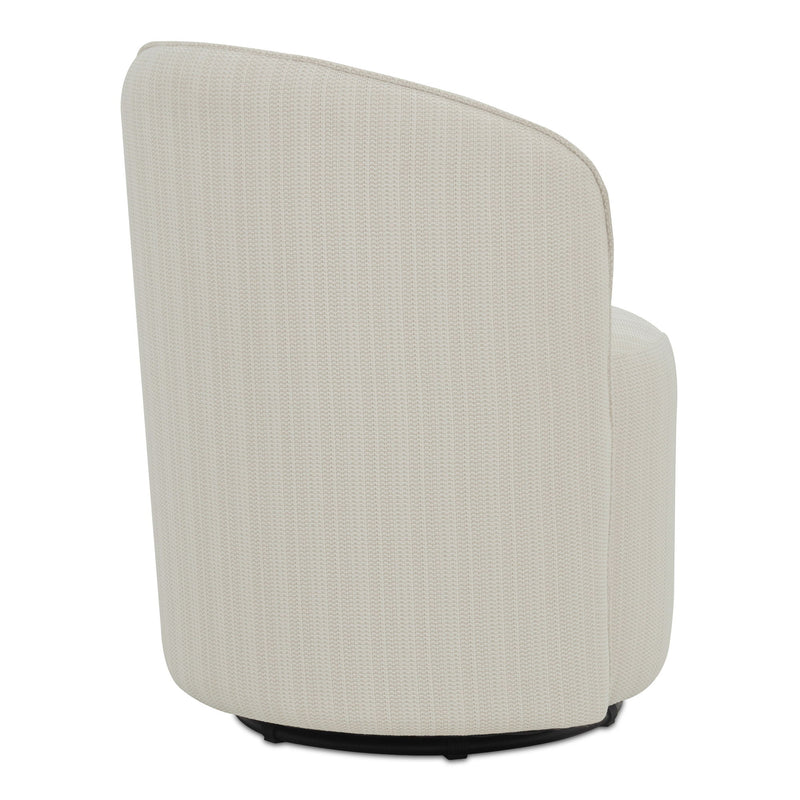 Sylvie - Swivel Chair - White - JaxCo Furniture