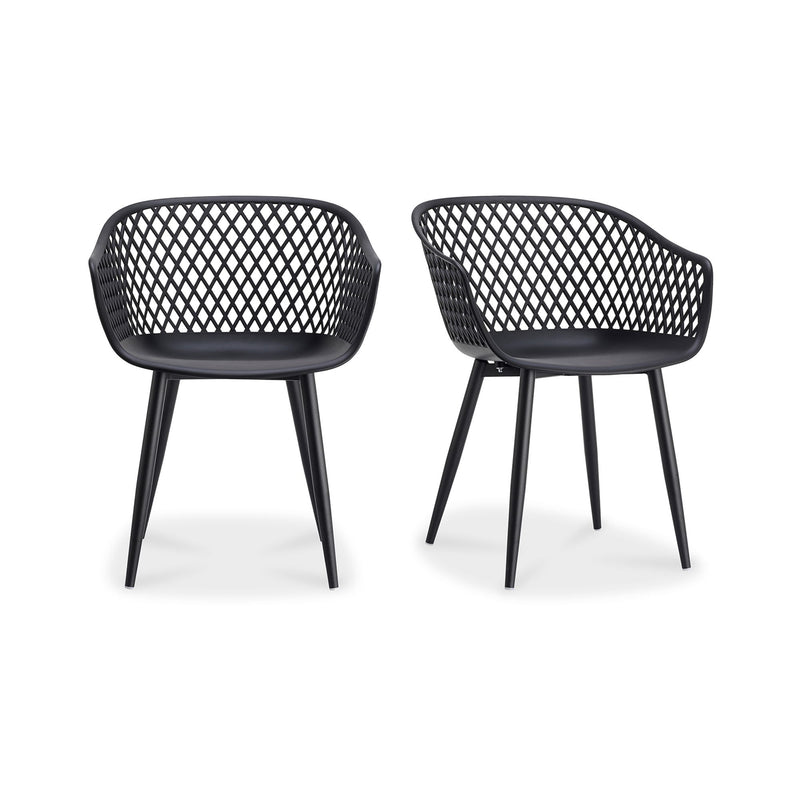 Piazza - Outdoor Chair (Set of 2) - Black - JaxCo Furniture