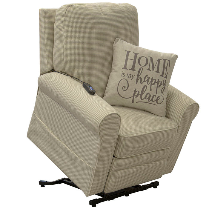 Capetown - Power Lift Recliner - Beige - JaxCo Furniture