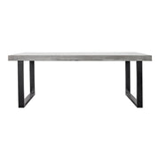 Jedrik - Large Outdoor Dining Table - Cement - JaxCo Furniture