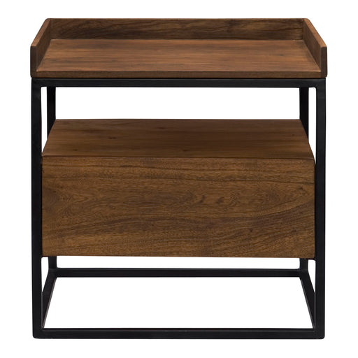 Vancouver - Side Table - Brown - JaxCo Furniture