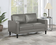 Ruth - Upholstered Track Arm Loveseat - JaxCo Furniture