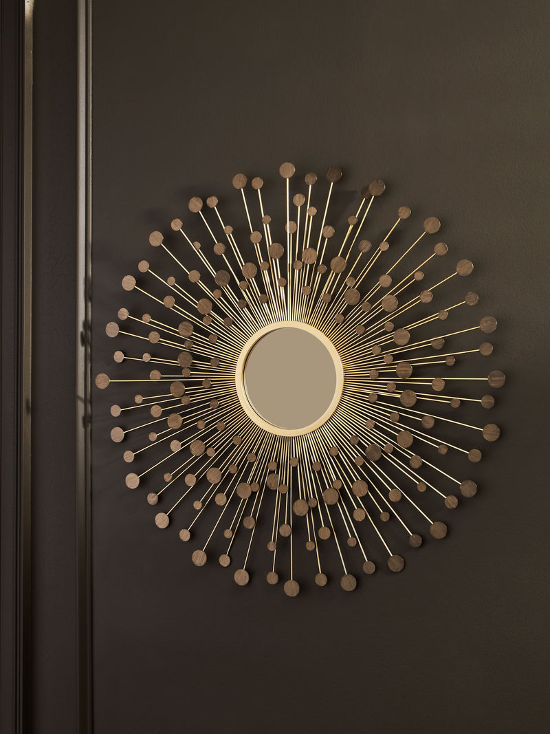 Morwenna - Bronze / Gold Finish - Accent Mirror - JaxCo Furniture