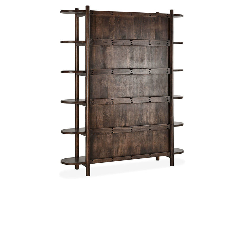 Redford - Tall Bookcase - Brown - JaxCo Furniture