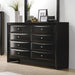 Briana - 8-Drawer Dresser - Black - JaxCo Furniture