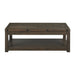 Colorado - Occasional Coffee Table With Lift Top - Charcoal - JaxCo Furniture