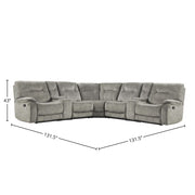 Cooper - Modular Manual Reclining Sectional - JaxCo Furniture