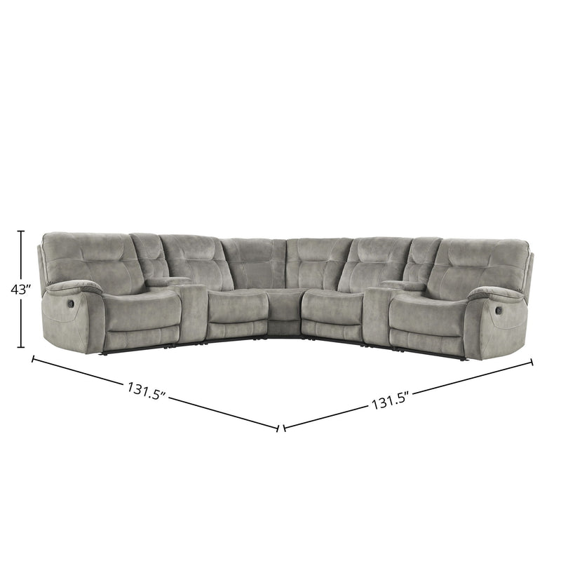 Cooper - Modular Manual Reclining Sectional - JaxCo Furniture