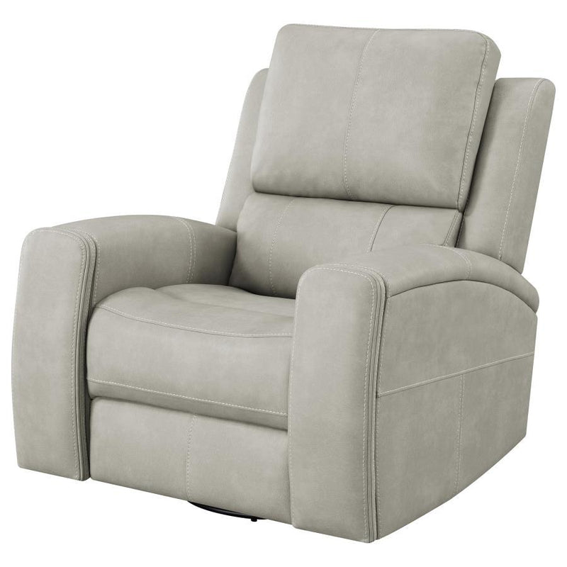 Brickston - Triple Power Swivel Glider Recliner - JaxCo Furniture