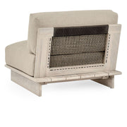 Livia - Outdoor Armless Chair - Taupe - JaxCo Furniture