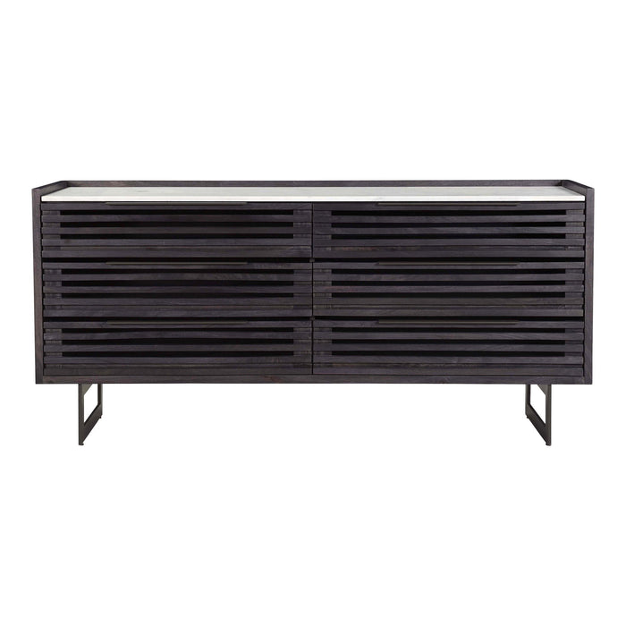 Paloma - 6 Drawer Dresser - Charcol - JaxCo Furniture