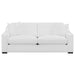 Ashlyn - Upholstered Sloped Arm Sofa - White - JaxCo Furniture