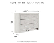 Altyra - Dresser, Mirror - JaxCo Furniture
