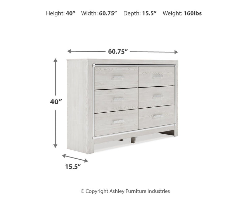 Altyra - Dresser, Mirror - JaxCo Furniture