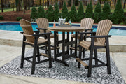 Fairen Trail - Black / Driftwood - 5 Pc. - Dining Set with 4 Chairs - JaxCo Furniture