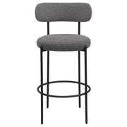 Viola - Boucle Upholstered Bar Stool (Set of 2) - JaxCo Furniture