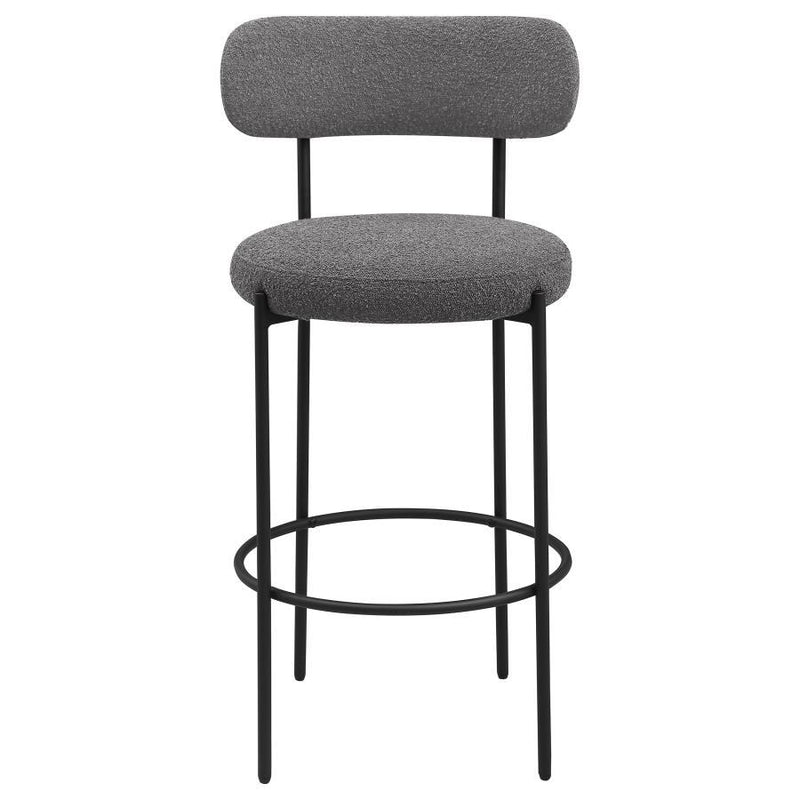 Viola - Boucle Upholstered Bar Stool (Set of 2) - JaxCo Furniture