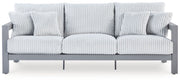 Hurley Park - Gray - Sofa With Cushion - JaxCo Furniture