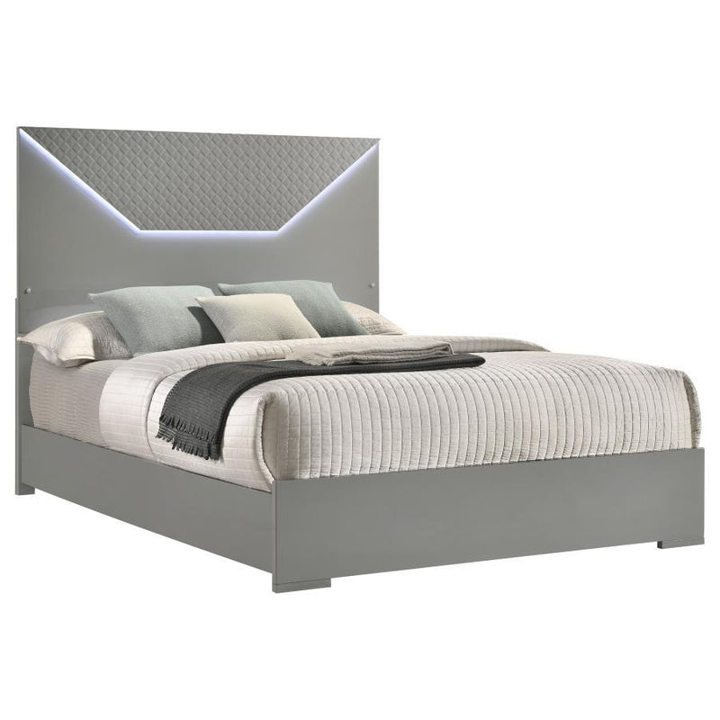 Ives - Panel Bed LED Headboard - JaxCo Furniture