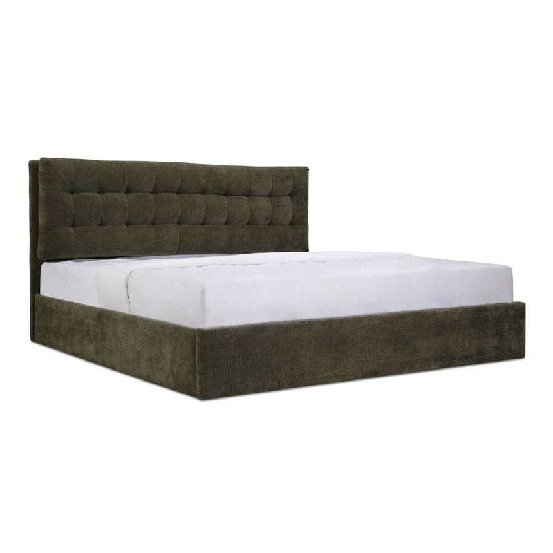 Sebastion - King Storage Bed - Green - JaxCo Furniture