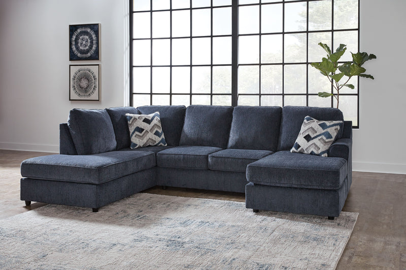 Albar Place - Sectional With Ottoman - JaxCo Furniture