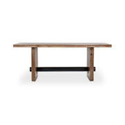 Brinton - 80" Dining Table - Acron Brown - JaxCo Furniture