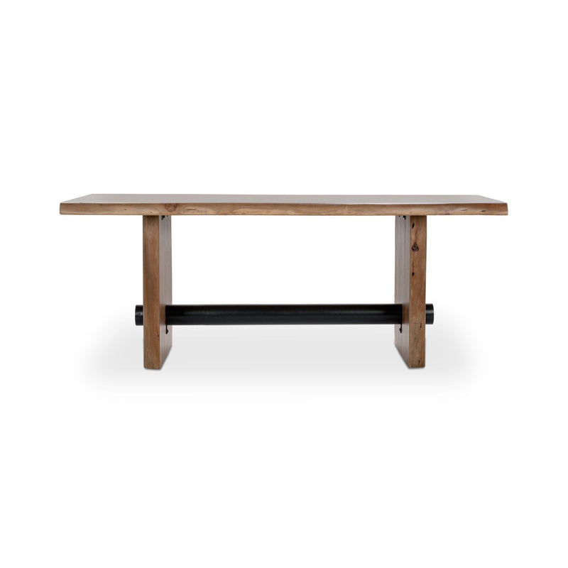 Brinton - 80" Dining Table - Acron Brown - JaxCo Furniture