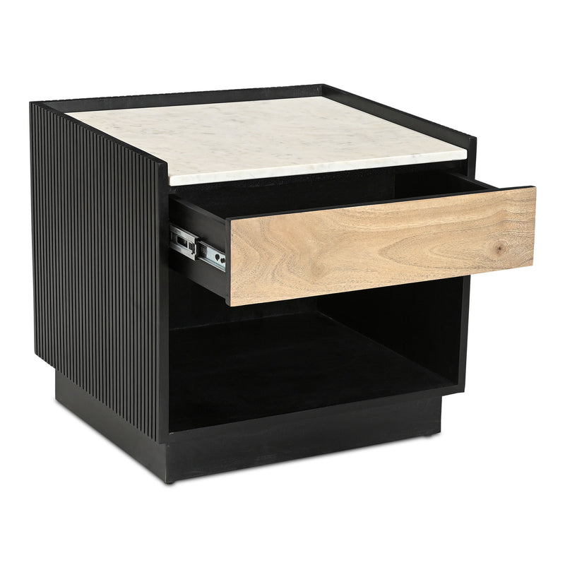 Carter - Nightstand - Black - JaxCo Furniture