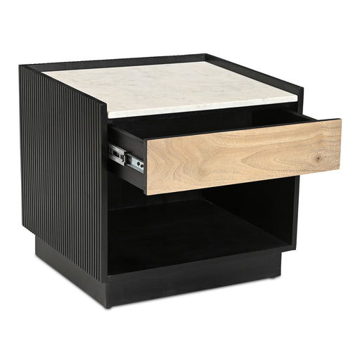 Carter - Nightstand - Black - JaxCo Furniture
