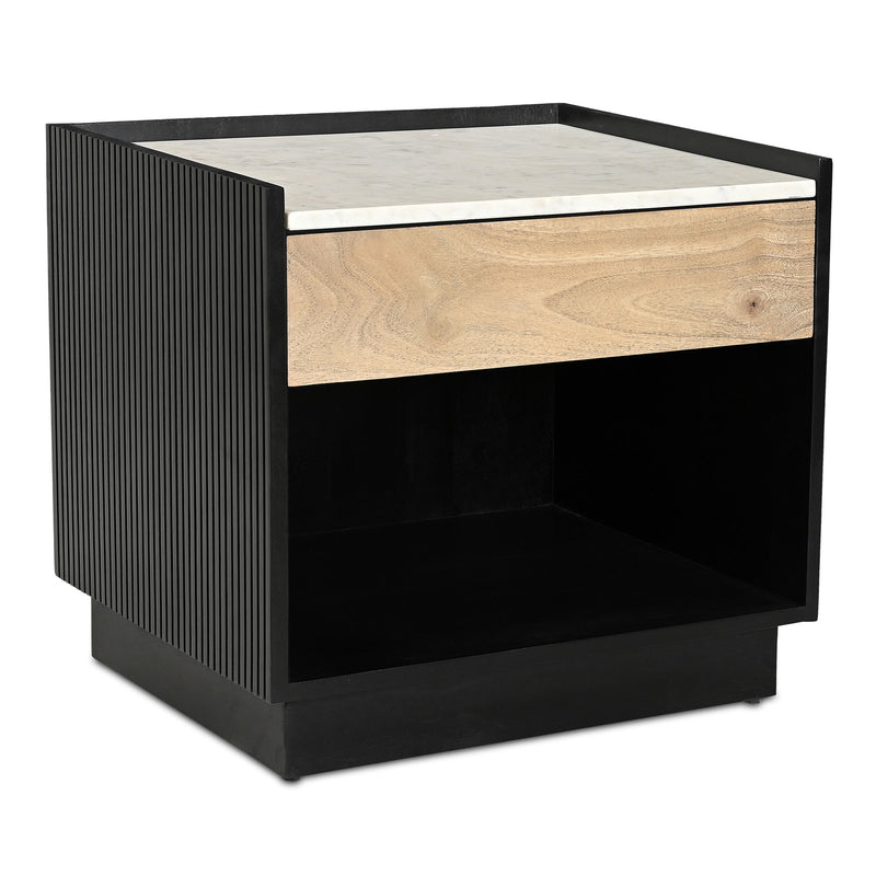 Carter - Nightstand - Black - JaxCo Furniture