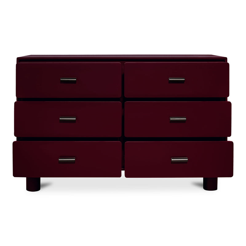 Jolene - Dresser - Red - JaxCo Furniture