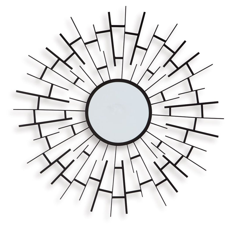 Garrenworth - Black - Accent Mirror - JaxCo Furniture