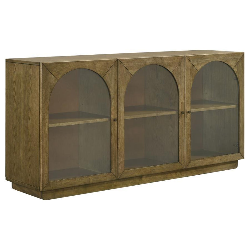 Castlewood - Dining Sideboard Buffet Server - Brown Oak - JaxCo Furniture