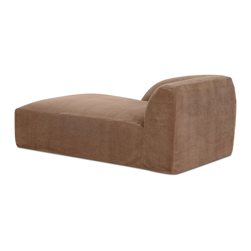 Isla - Left Arm Facing Chaise - Light Brown - JaxCo Furniture