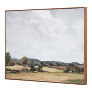 Vast Country - Framed Painting - White - JaxCo Furniture