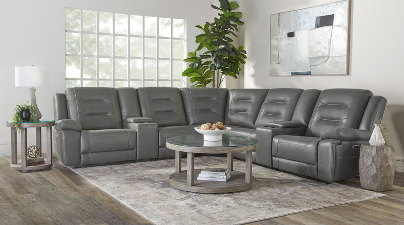Caldwell - Modular Power Reclining Sectional - JaxCo Furniture