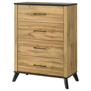 Kaywood - 4-Drawer Bedroom Chest Of Drawers - Natural Pine - JaxCo Furniture